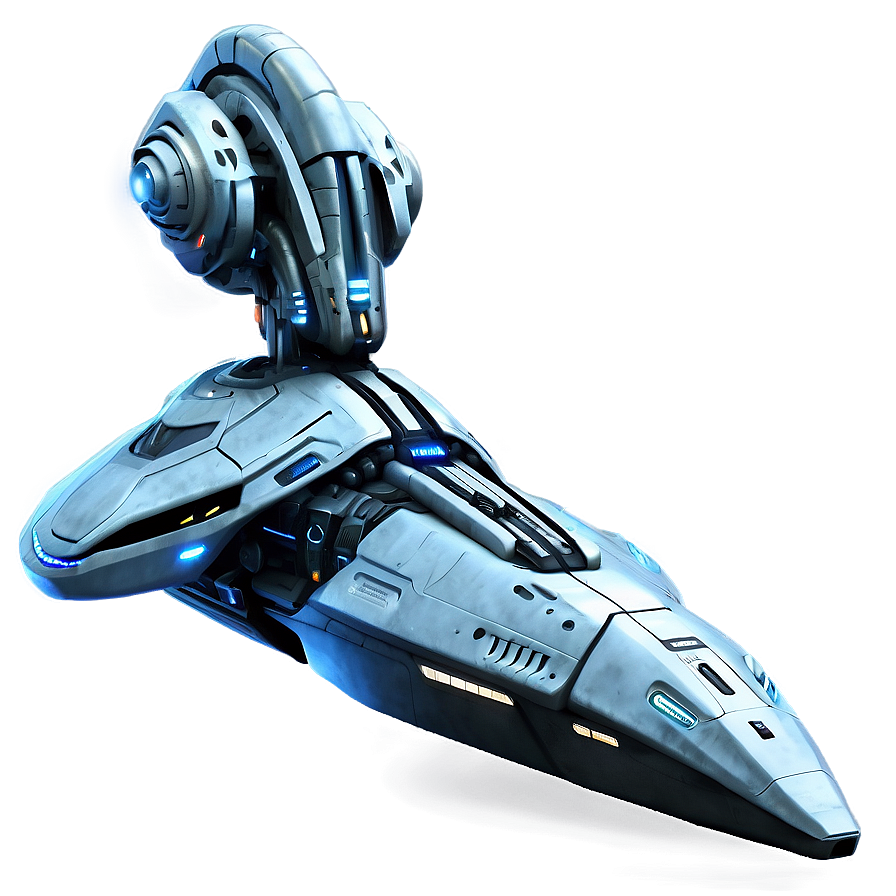 Spaceship With Alien Technology Png Uaj PNG Image