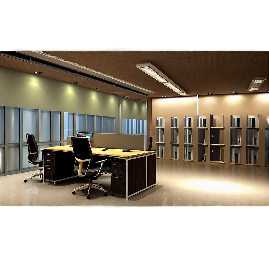 Spacious Office Layout Png Edv87 PNG Image