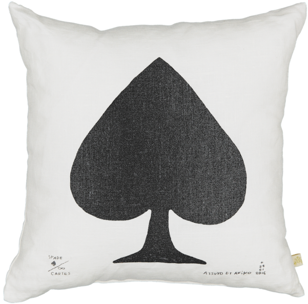 Spade Symbol Decorative Pillow PNG Image