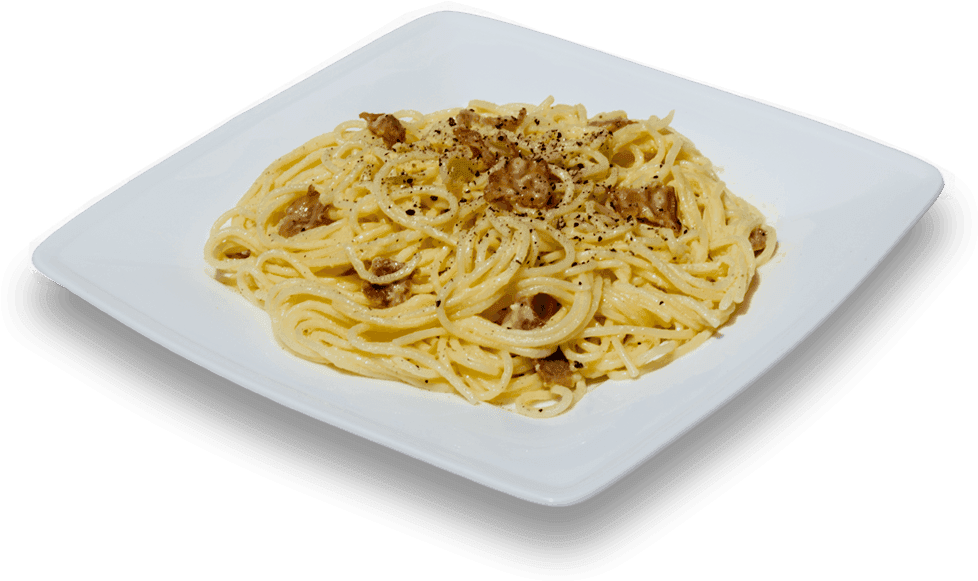 Spaghetti Carbonara Dish PNG Image