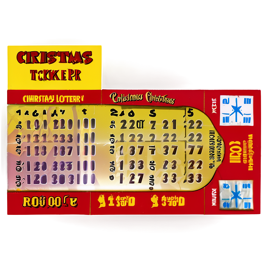 Spain Christmas Lottery Ticket Png 60 PNG Image