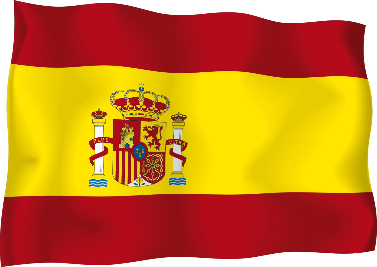 Spain National Flagwith Coatof Arms PNG Image