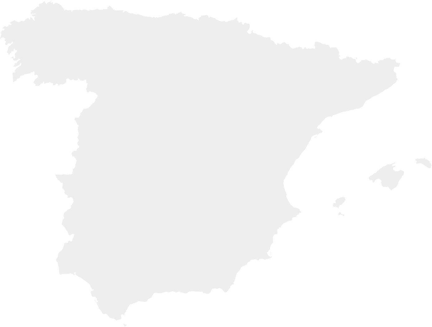 Spain Outline Map PNG Image