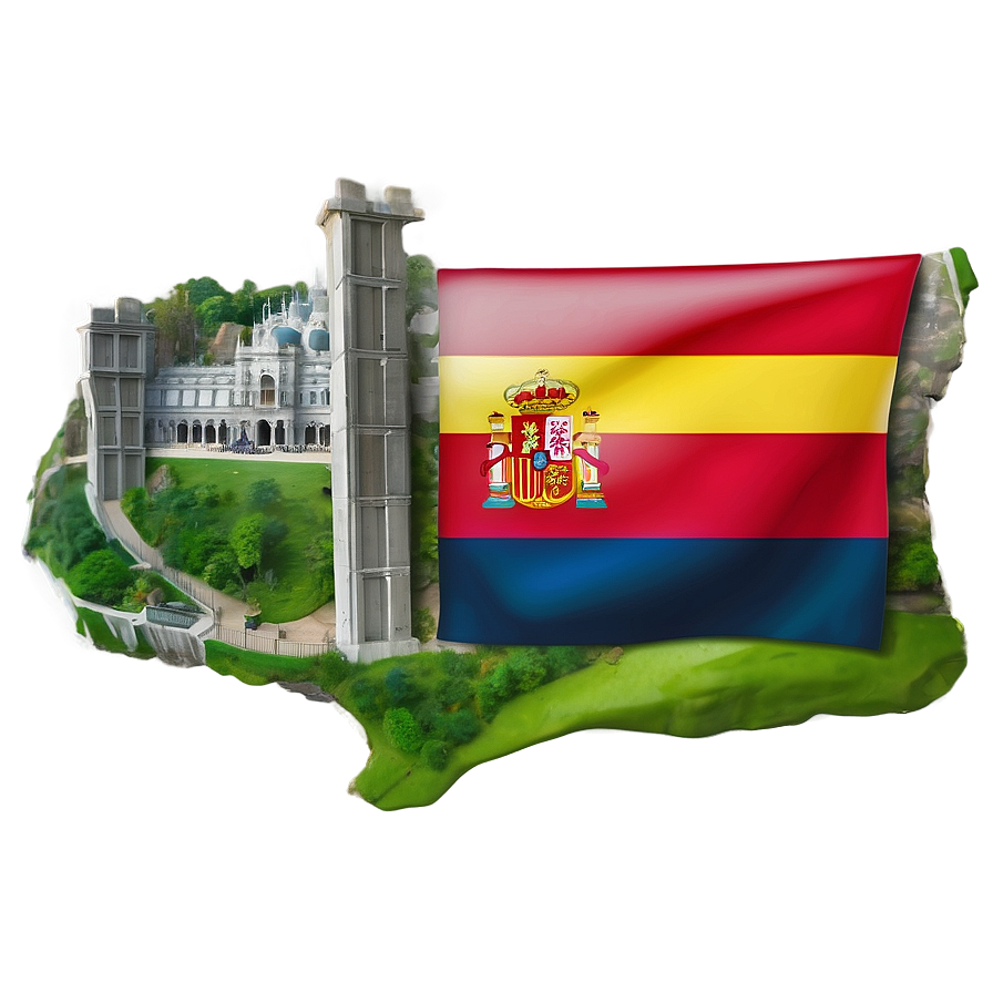 Spain Tourist Attraction Icons Png Soi PNG Image