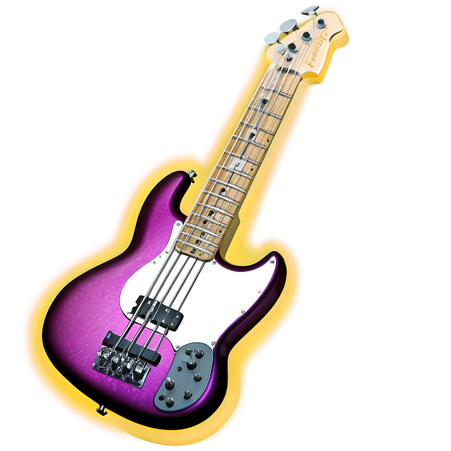 Sparkle Bass Guitar Png Msx52 PNG Image