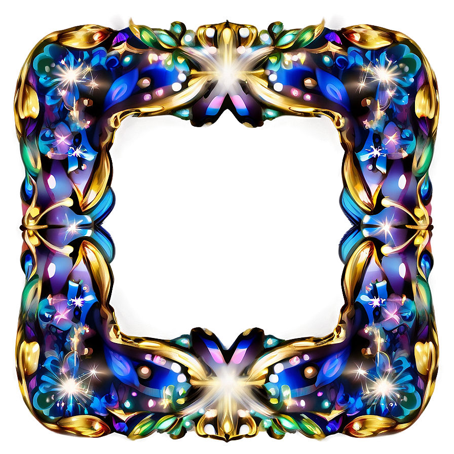 Sparkle Frame Png Gbs PNG Image