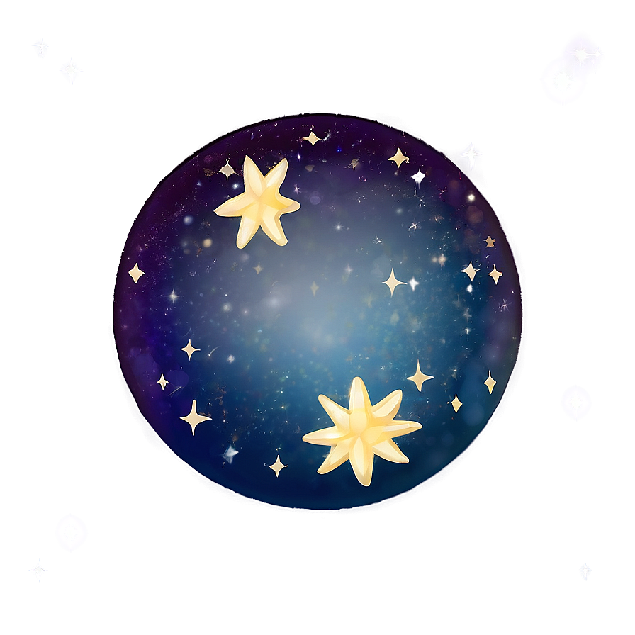 Sparkle Moon Emoji Png 05252024 PNG Image