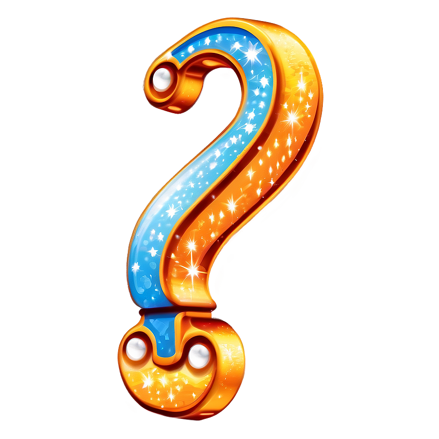 Sparkle Question Mark Emoji Png Cuf PNG Image