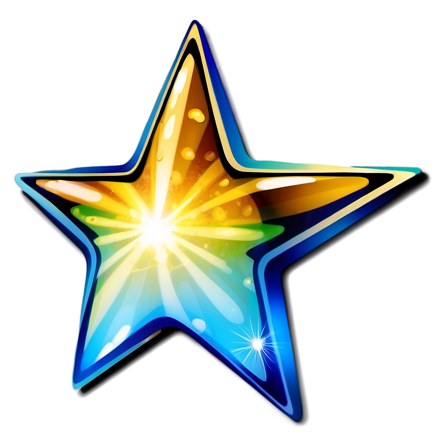 Sparkle Star Illustration Png 71 PNG Image