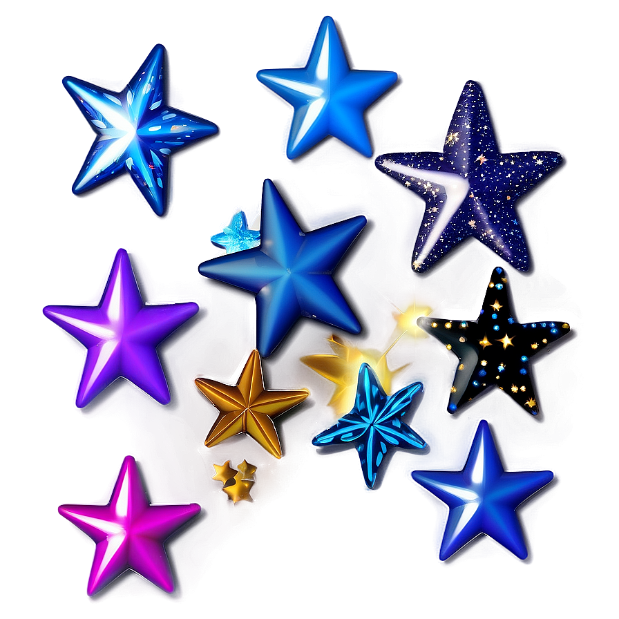 Sparkle Stars Texture Png Fof76 PNG Image