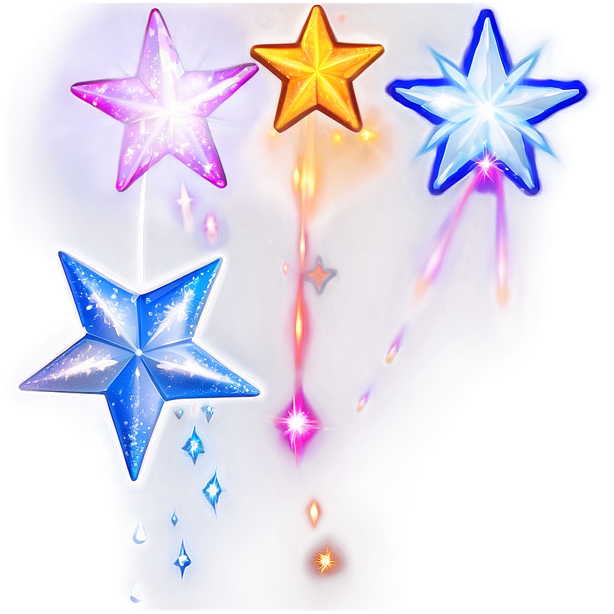 Sparkle Stars With Glitter Effect Png Yrj PNG Image