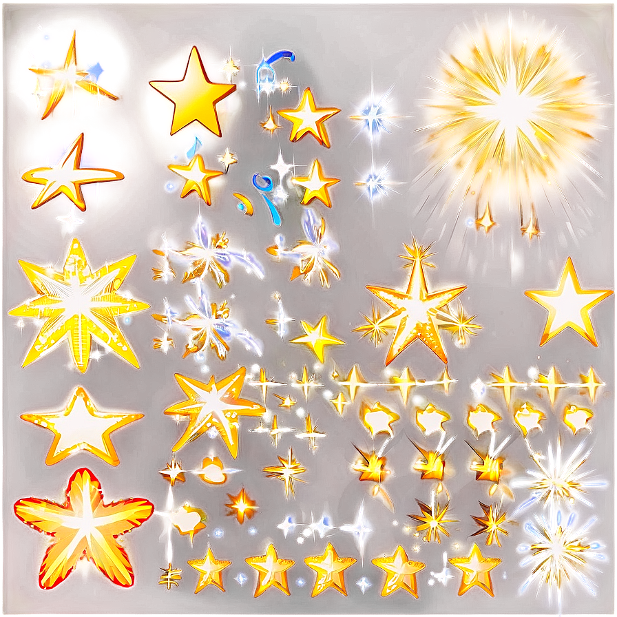 Sparkle Stars With Transparent Background Png 60 PNG Image