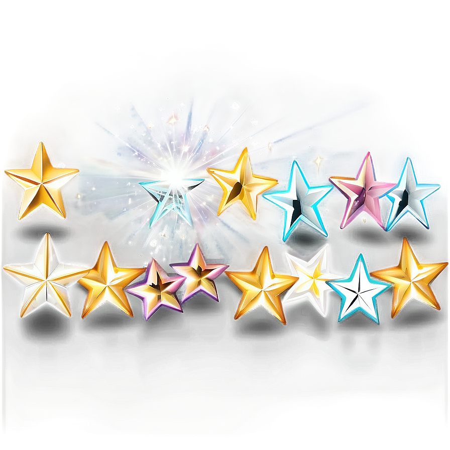 Sparkle Stars With Transparent Background Png Wkt PNG Image