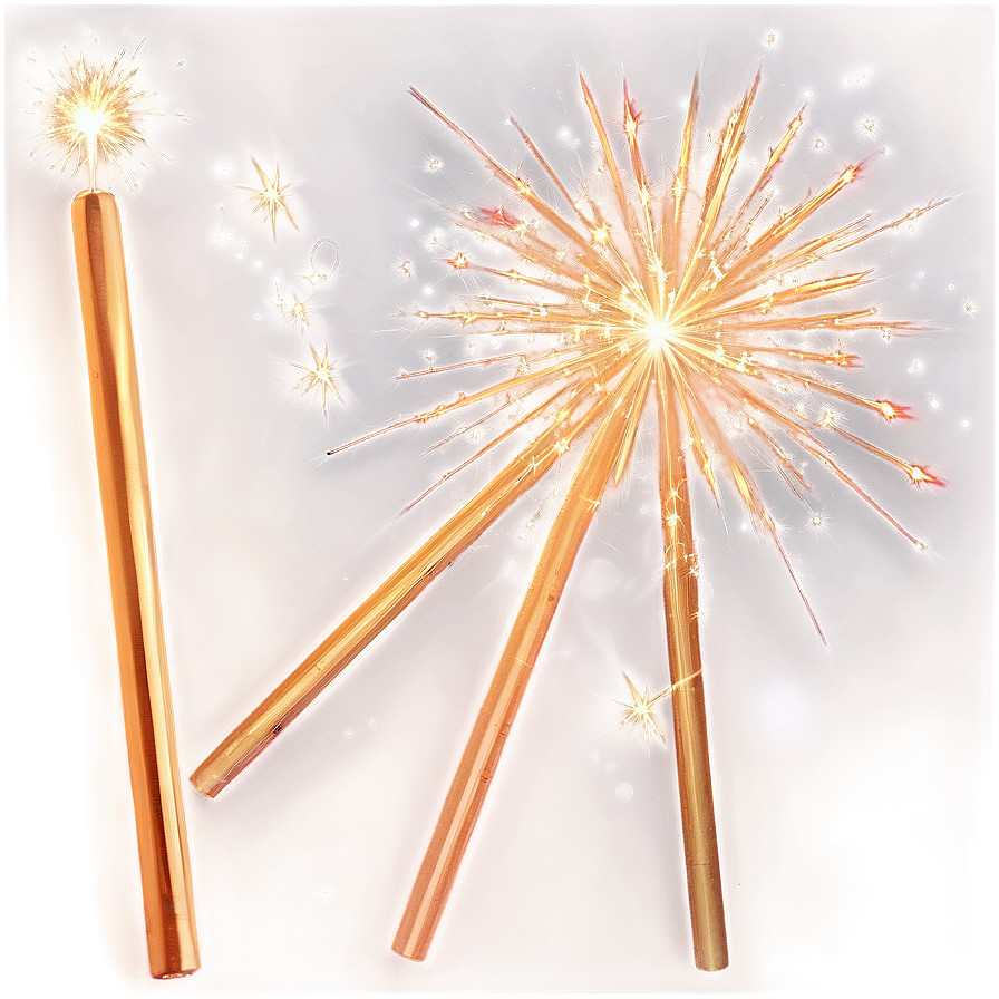 Sparklers Golden Glow Png 34 PNG Image