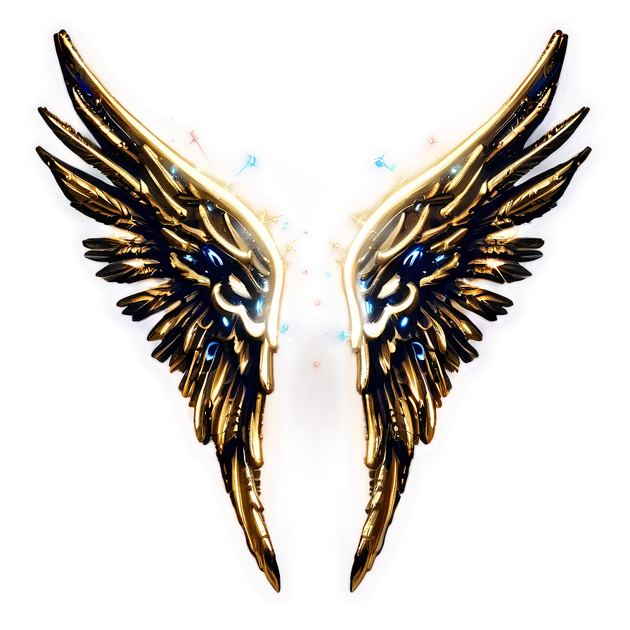 Sparkling Angel Wings Icon Png 05042024 PNG Image