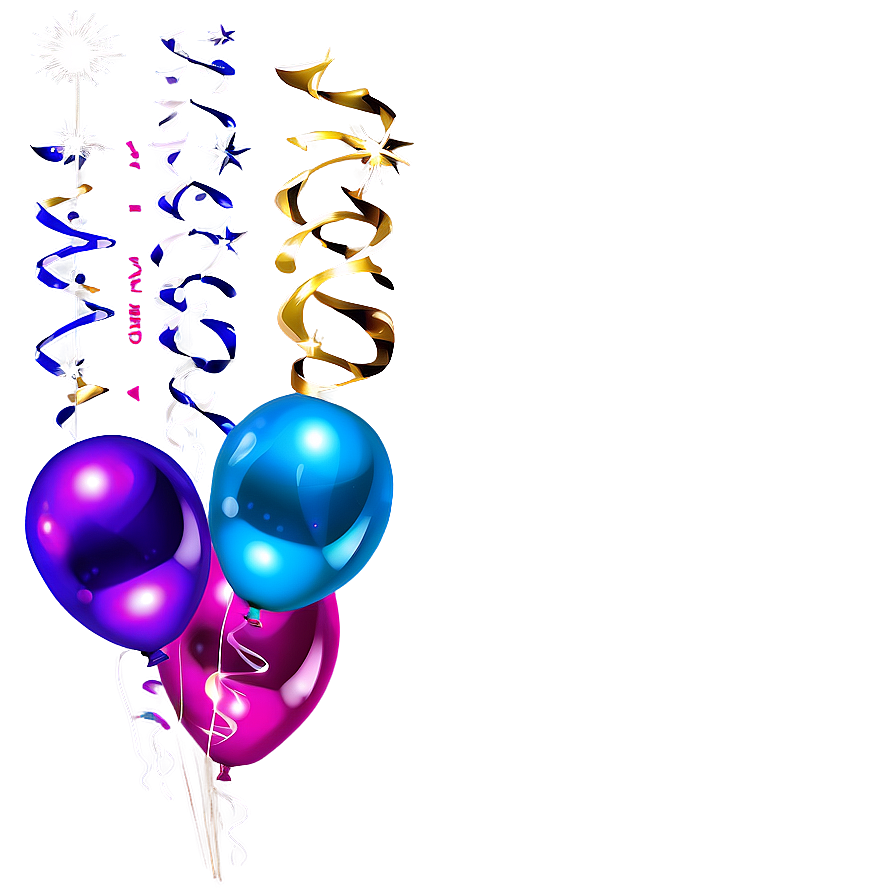 Sparkling Blue Balloons Png 06122024 PNG Image