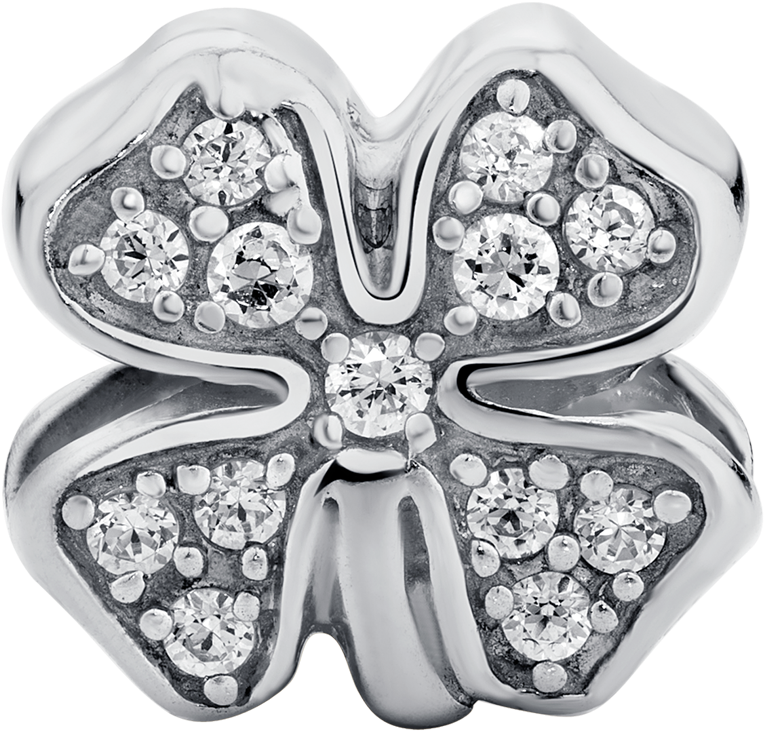 Sparkling Butterfly Charm Jewelry PNG Image