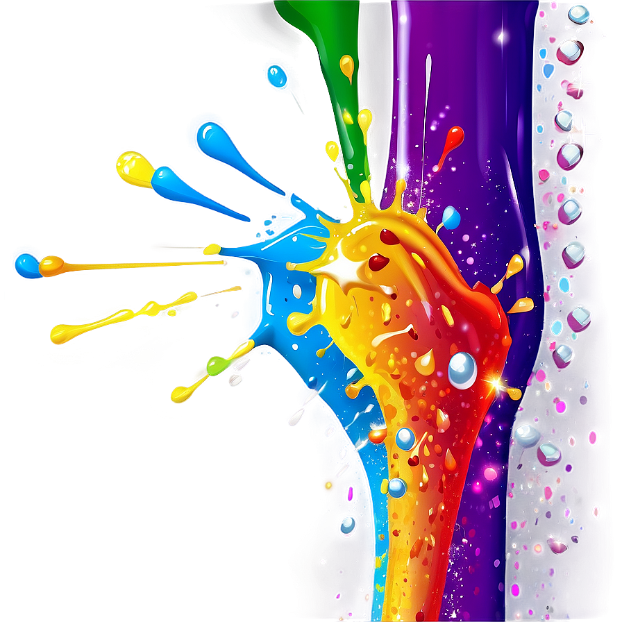 Sparkling Color Splash Png 59 PNG Image