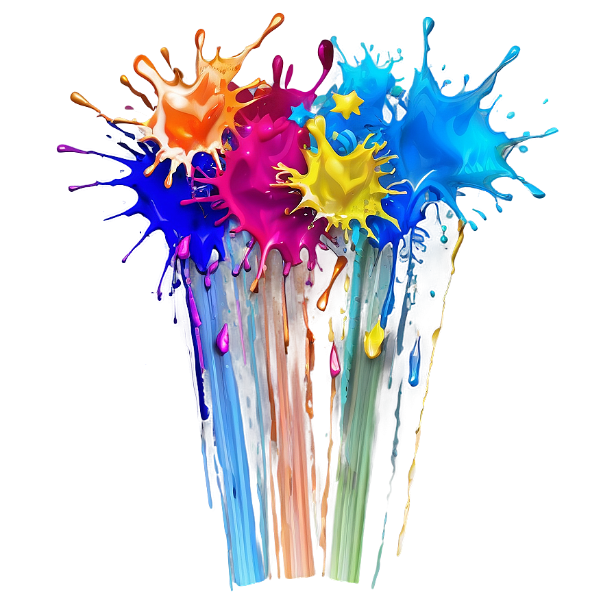 Sparkling Color Splash Png Ngi68 PNG Image