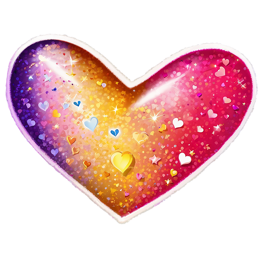 Sparkling Emoji Hearts Png Cpt13 PNG Image