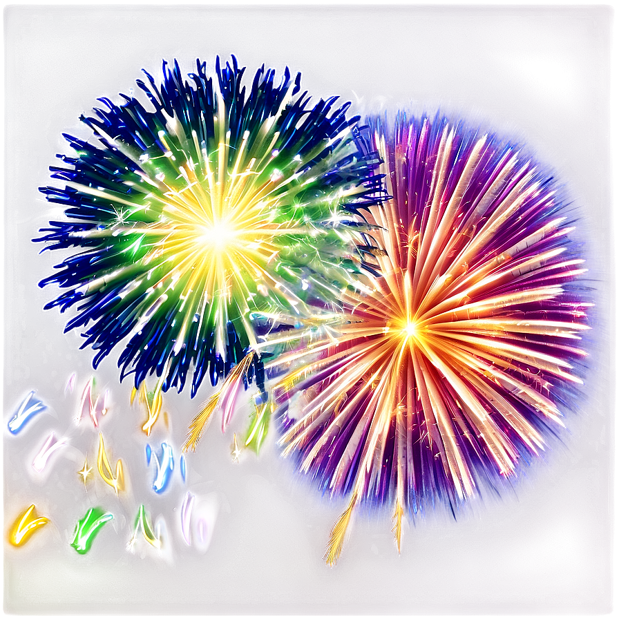 Sparkling Fireworks Png 05042024 PNG Image