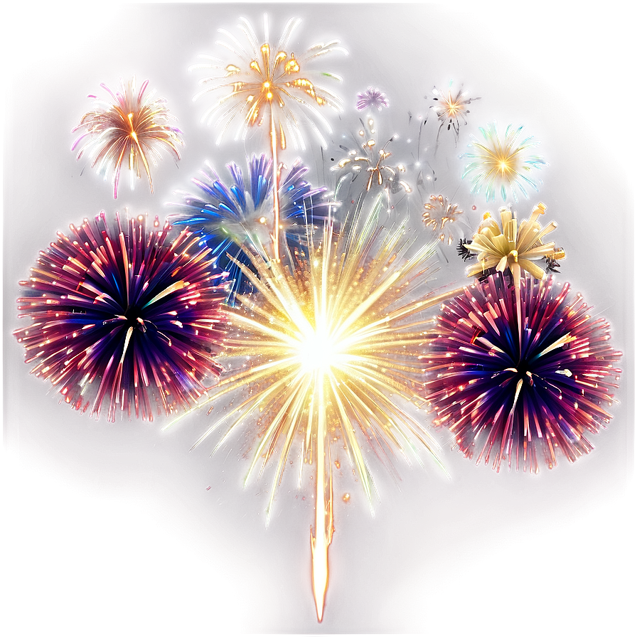 Sparkling Fireworks Png 05212024 PNG Image