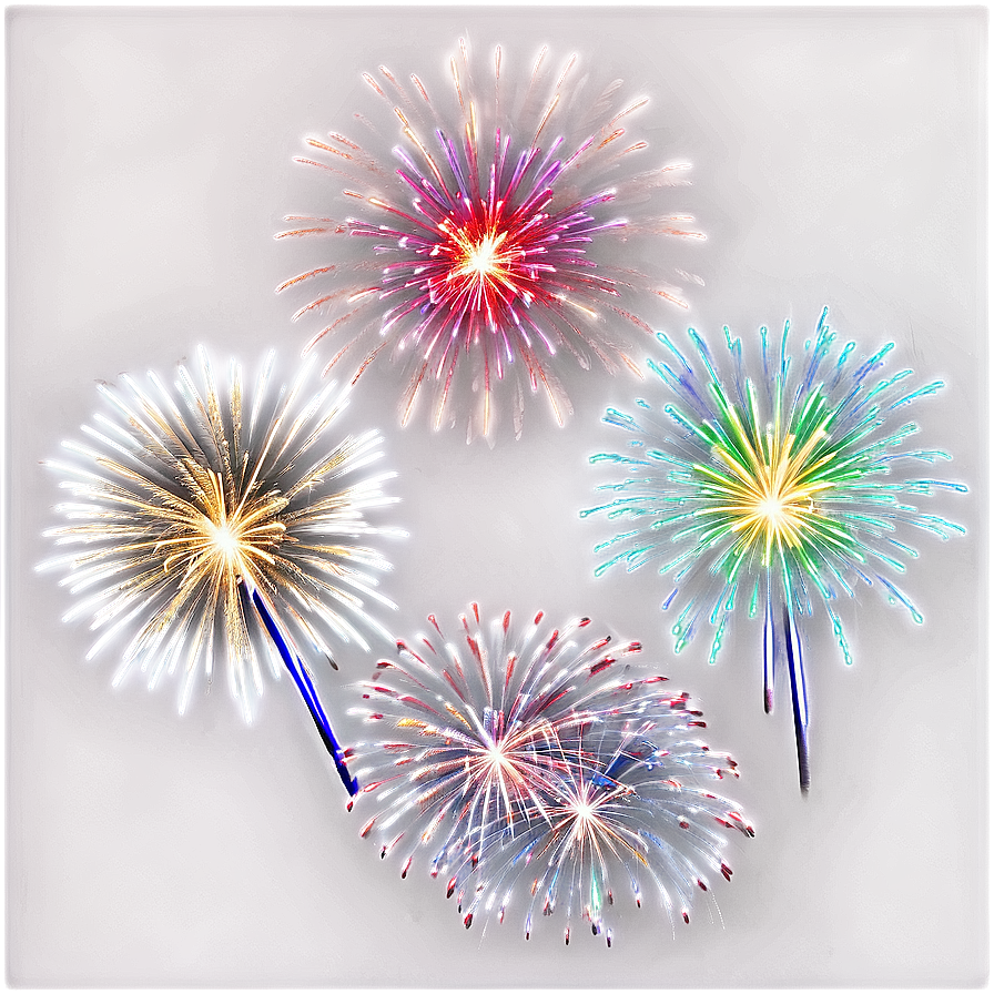 Sparkling Fireworks Png Iul PNG Image