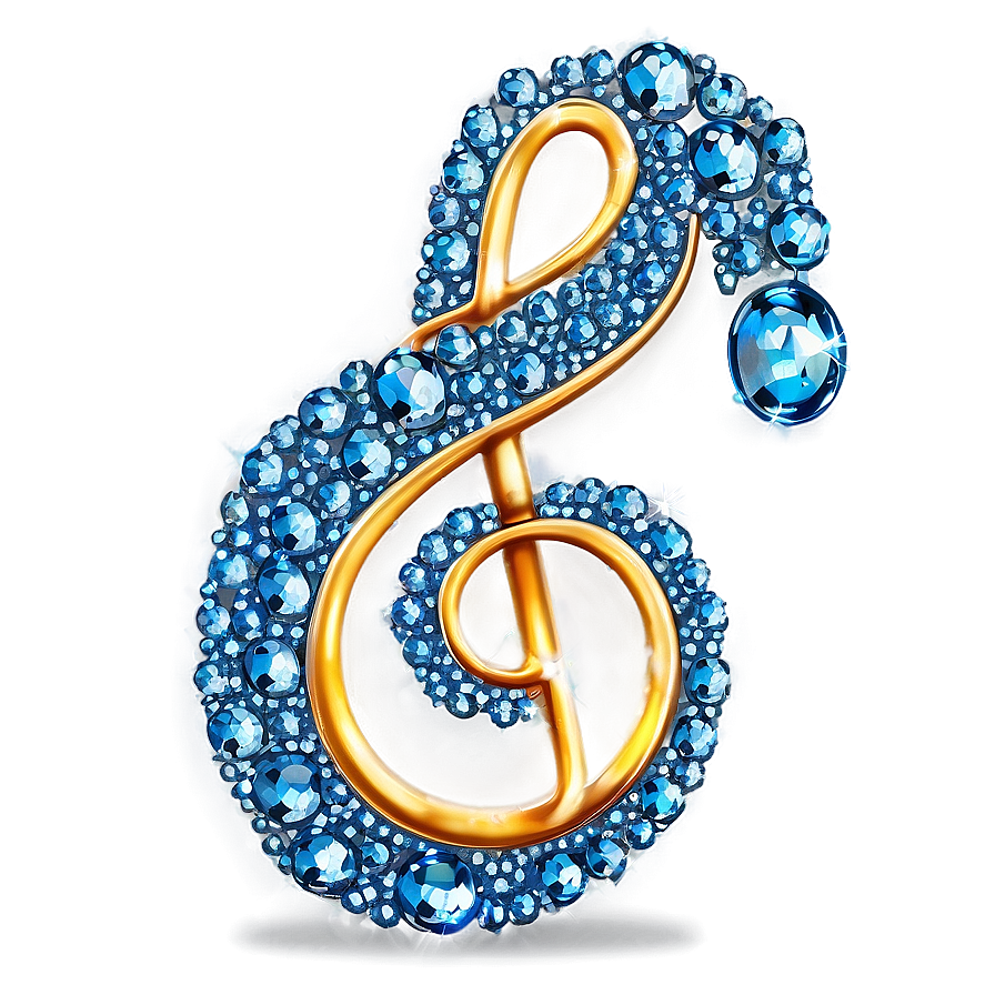 Sparkling G Clef Png Lri PNG Image