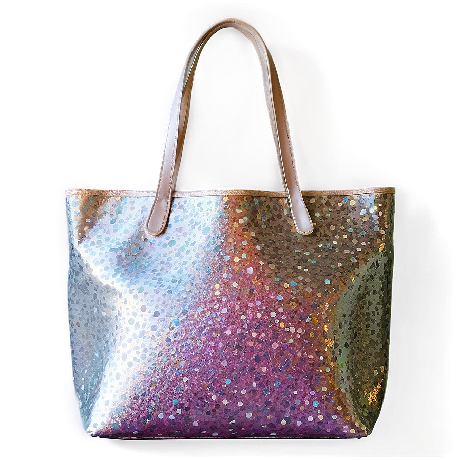 Sparkling Glitter Tote Bag Png 96 PNG Image