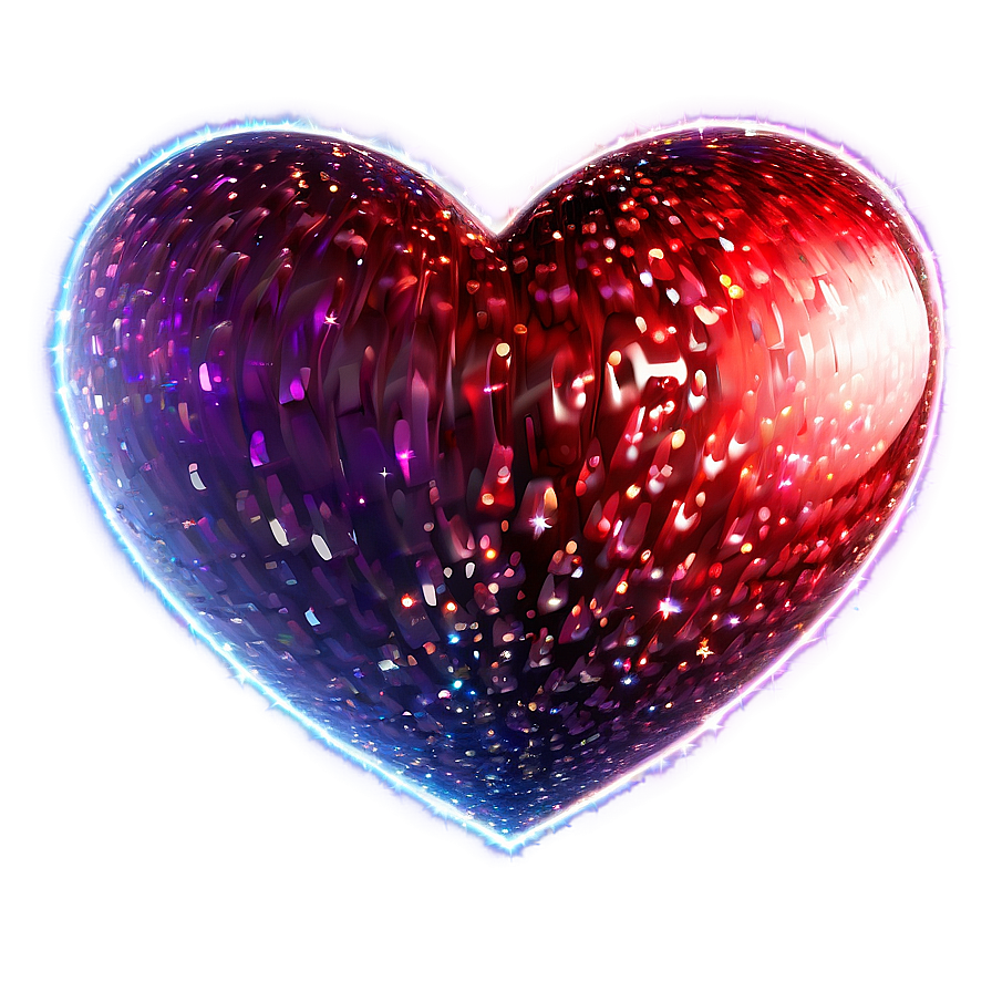 Sparkling Heart Effect Png D PNG Image