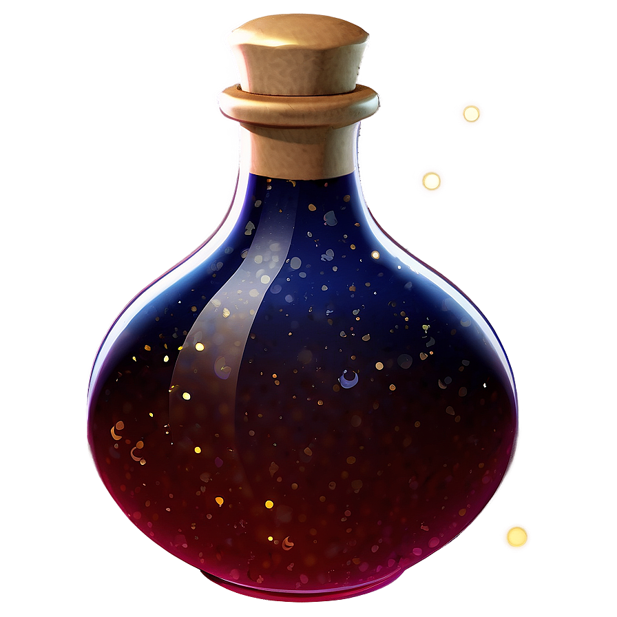 Sparkling Potion Bottle Png Vbw60 PNG Image