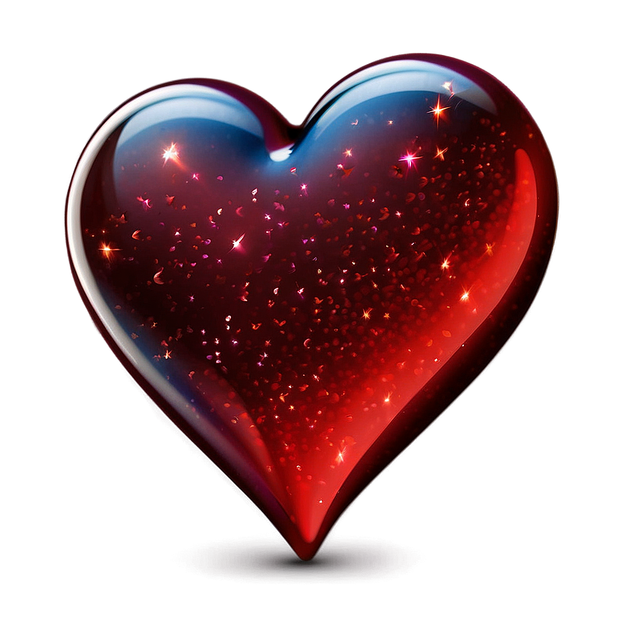 Sparkling Red Heart Emoji Png 06262024 PNG Image