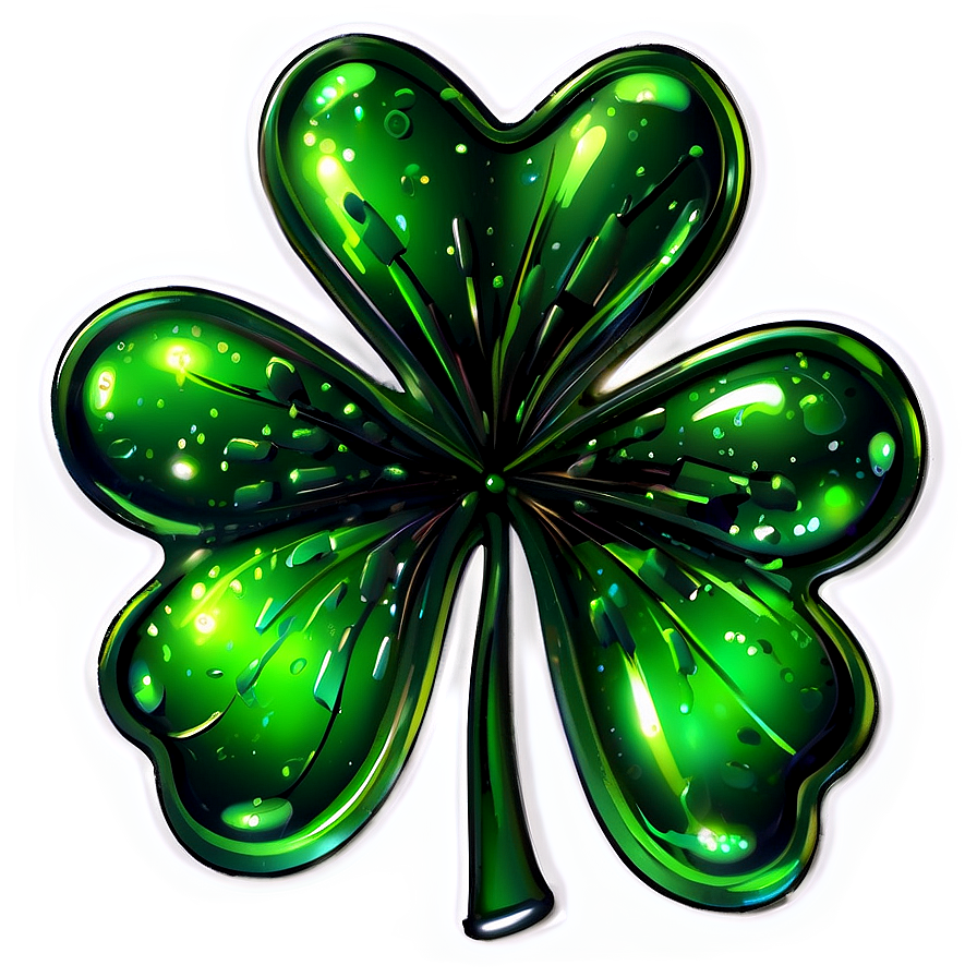 Sparkling Shamrock Png Mve65 PNG Image