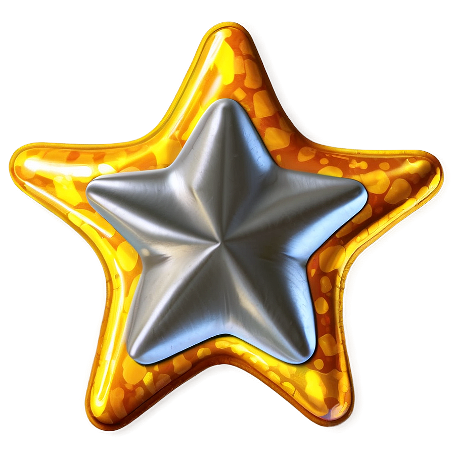 Sparkling Star Sticker Png Yvm60 PNG Image