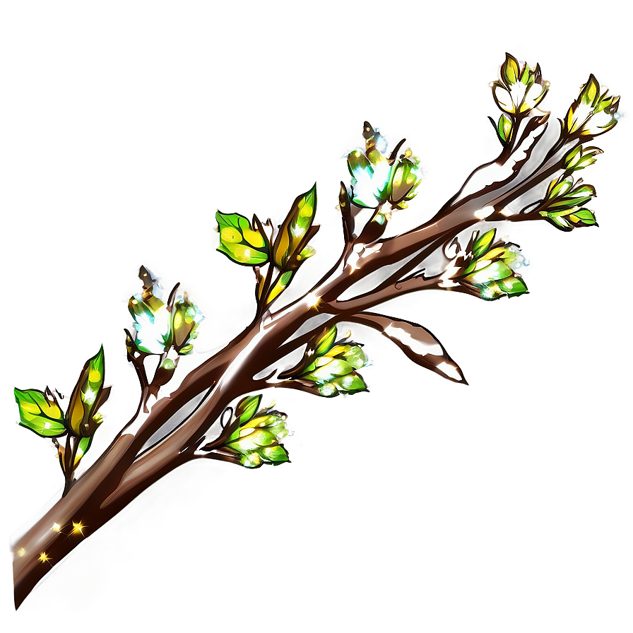 Sparkling Twig Png Ngf PNG Image