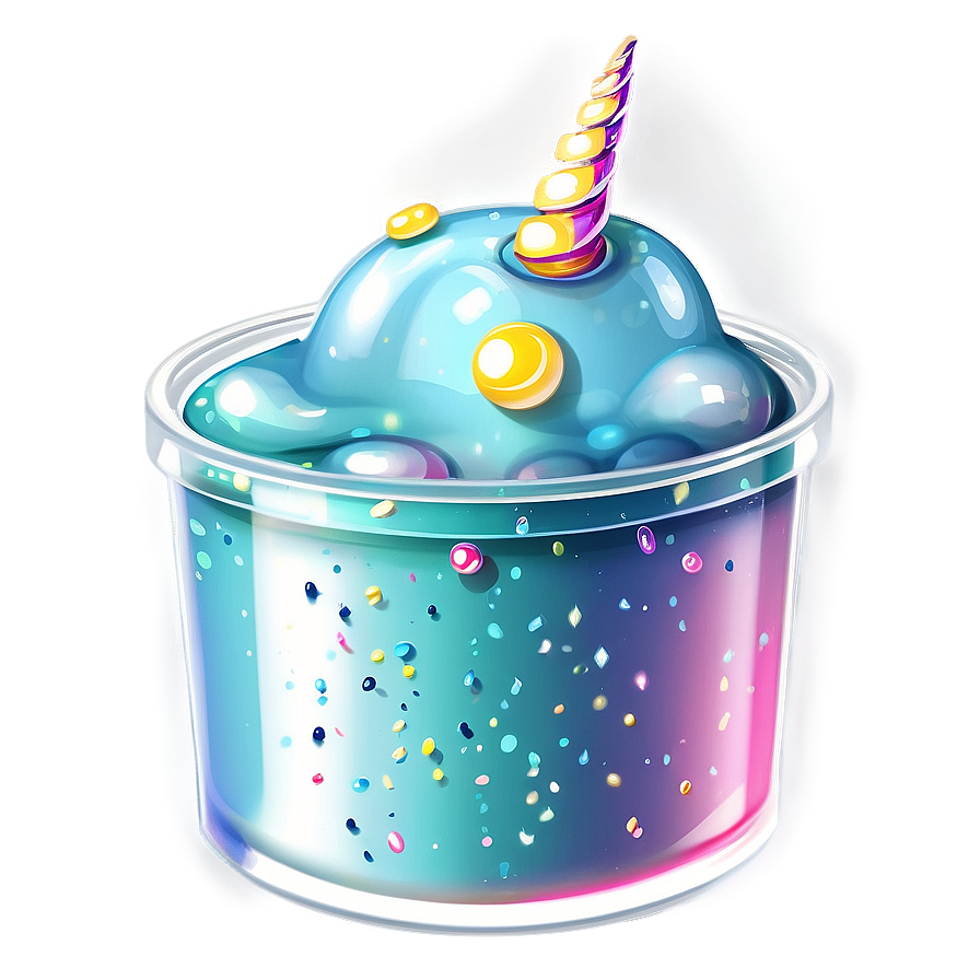 Sparkling Unicorn Slime Png 05242024 PNG Image