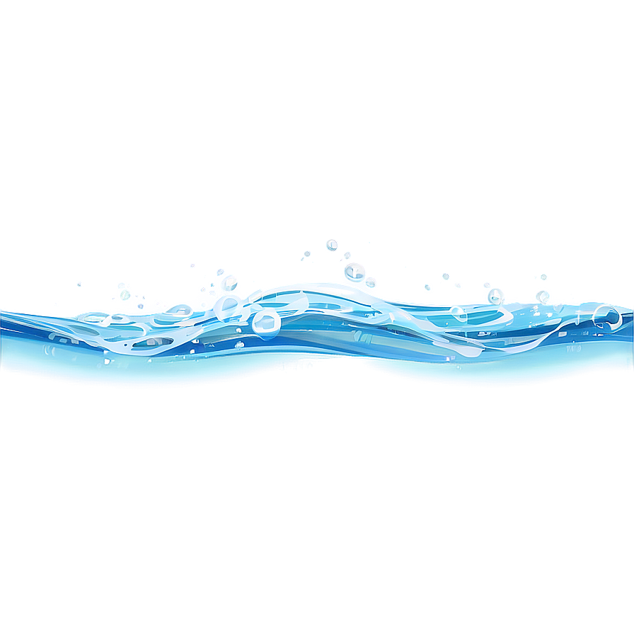 Sparkling Water Waves Png Jfi37 PNG Image