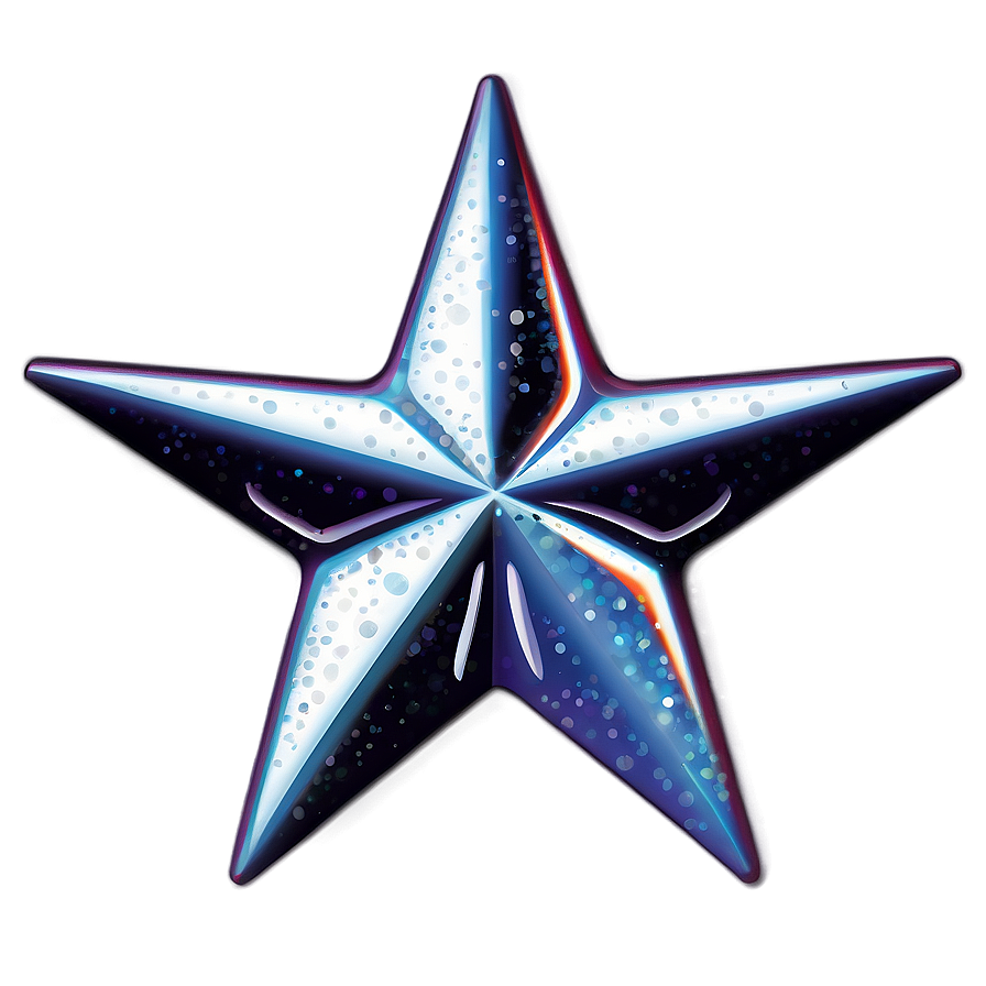 Sparkling White Star Art Png Lgo PNG Image