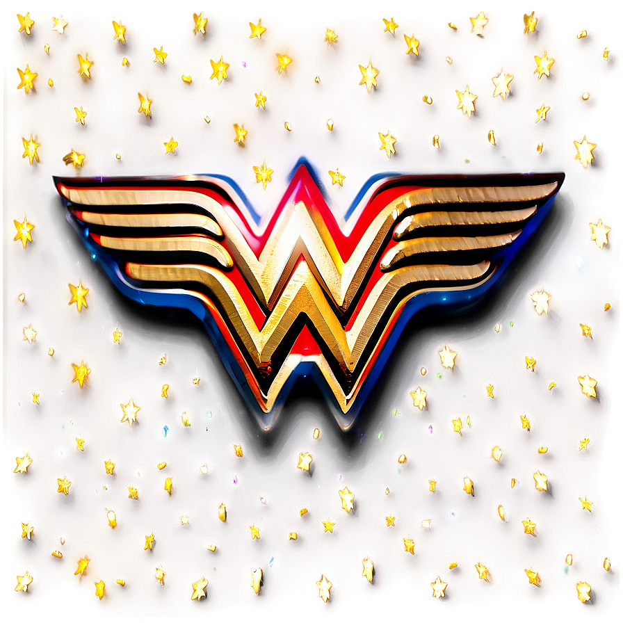 Sparkling Wonder Woman Logo Png 78 PNG Image