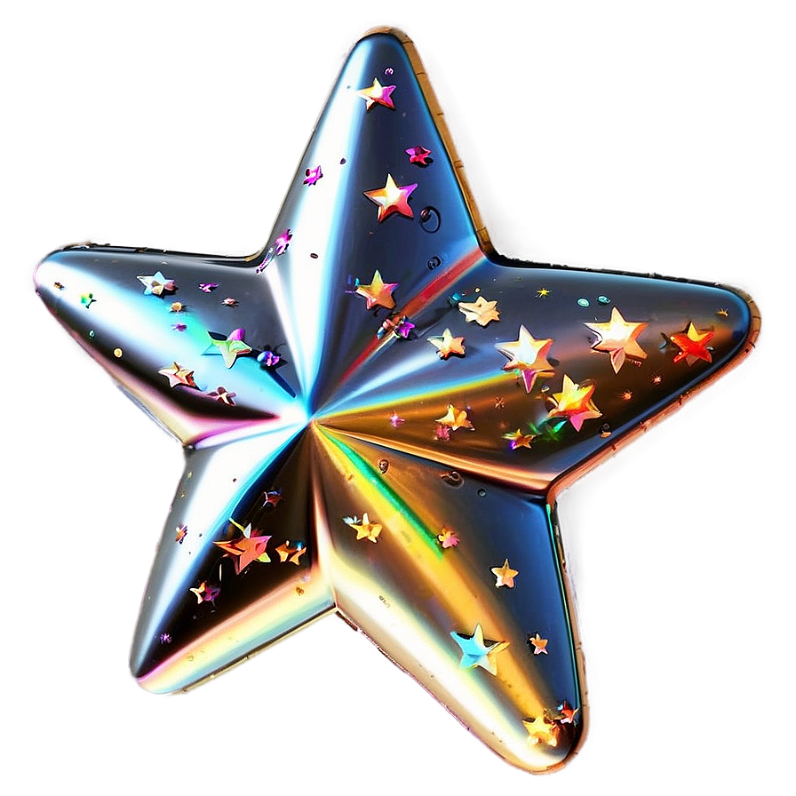 Sparkly Cute Star Png Fau PNG Image