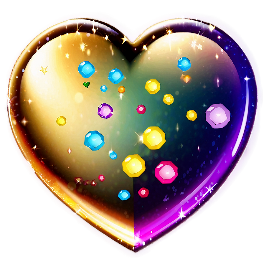 Sparkly Heart Clipart Fantasy Png 78 PNG Image