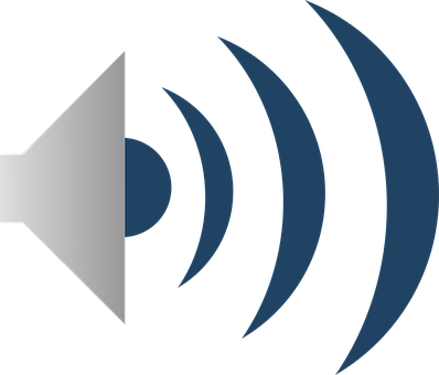 Speaker Icon Sound Waves PNG Image