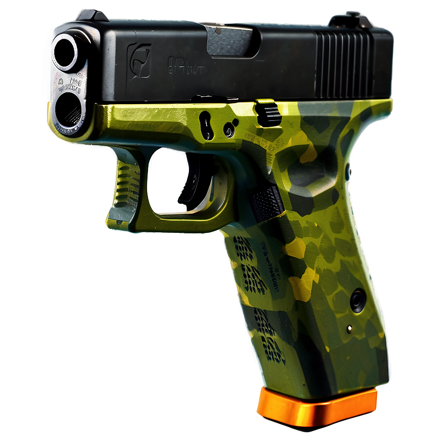 Special Edition Glock Firearm Png Qxa PNG Image