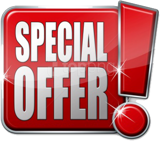 Special Offer Red Banner PNG Image