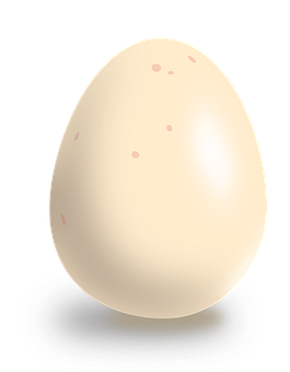 Speckled Egg Illustration PNG Image