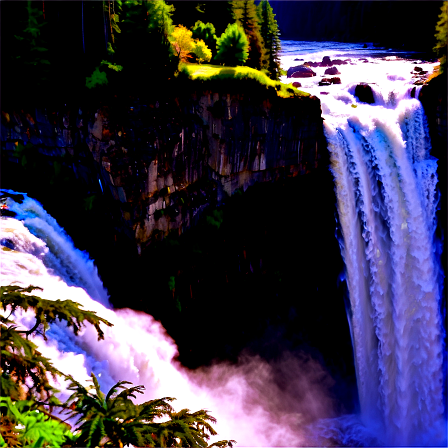 Spectacular Snoqualmie Falls Png Irf41 PNG Image