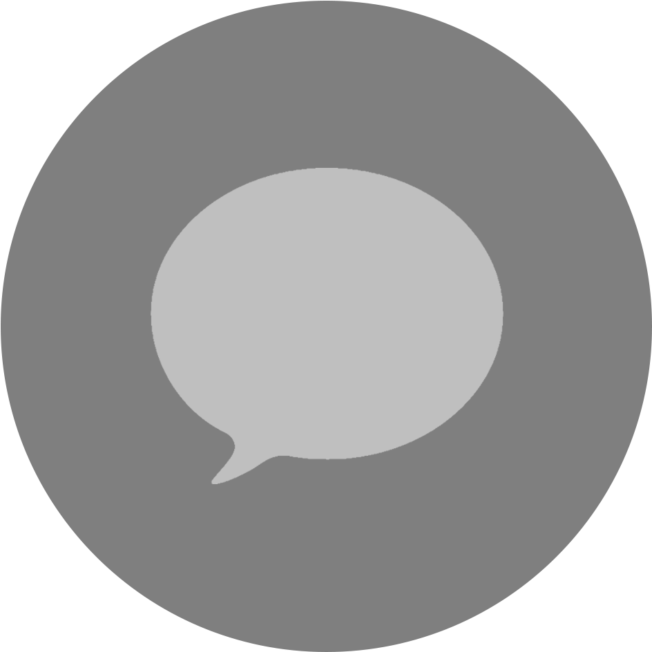 Speech Bubble Icon Black PNG Image