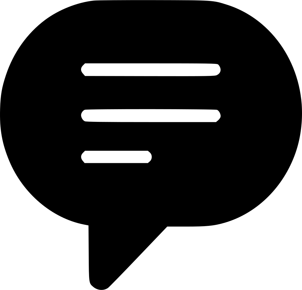 Speech Bubble Icon Graphic PNG Image