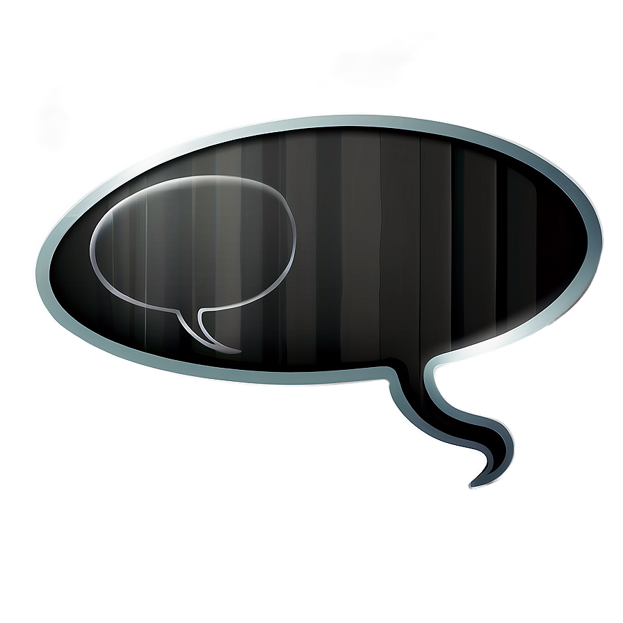 Speech Bubble With Tail Png Kcy PNG Image