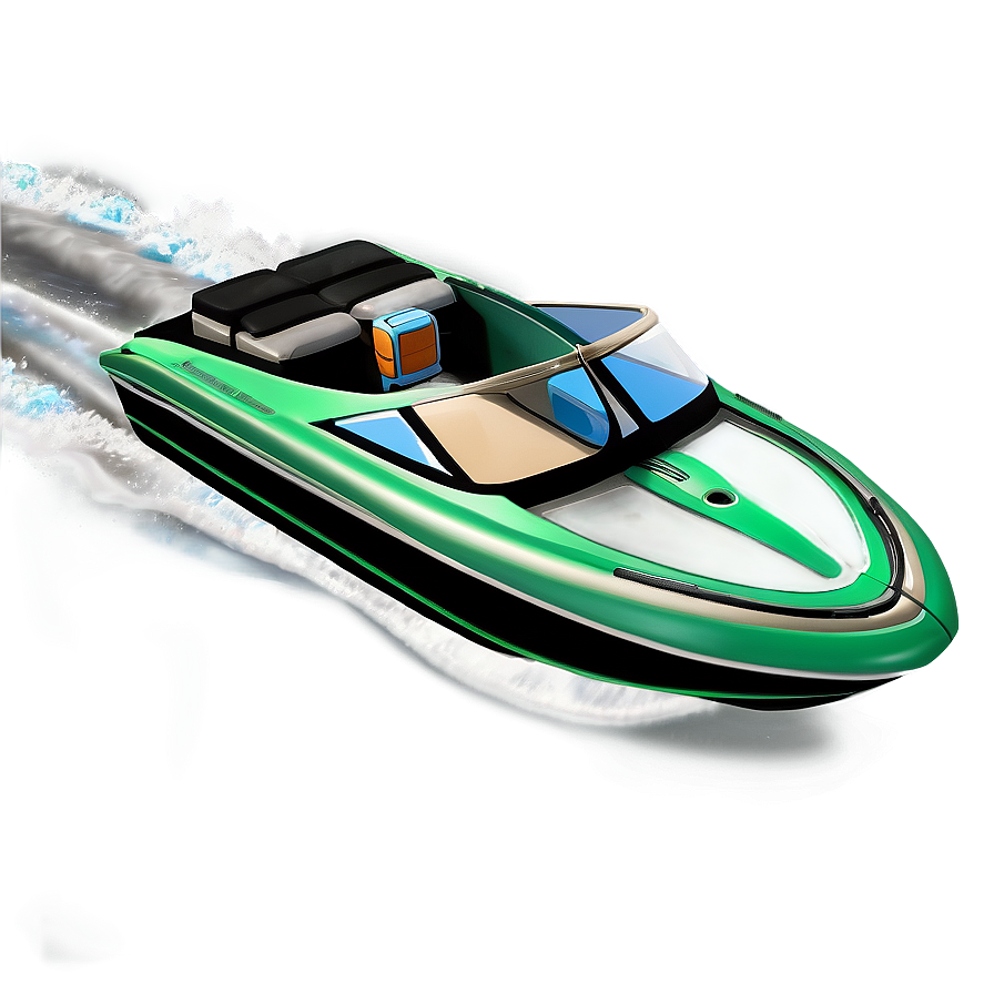 Speed Boat In Action Png Nno PNG Image